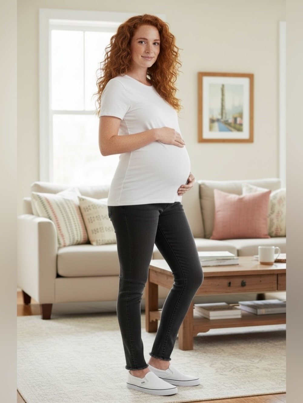 Madewell Maternity Dark Wash Jeans